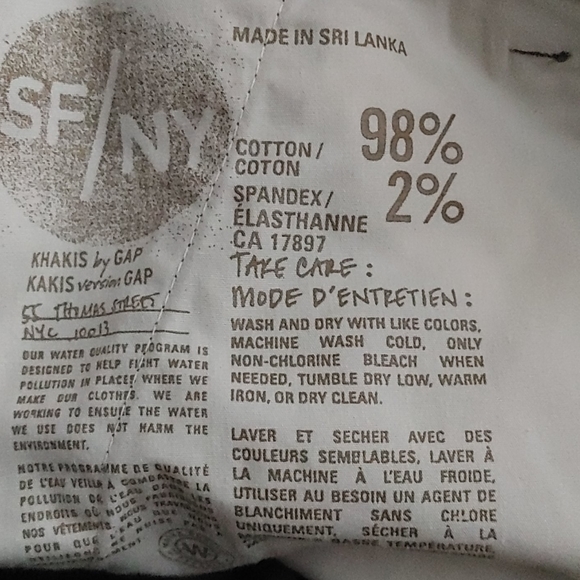 Gap Perfect Khaki Pants Gray Size 12 - Picture 10 of 11